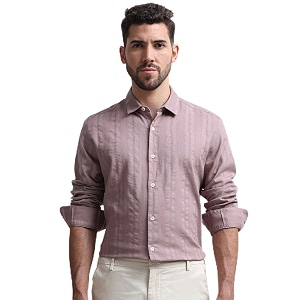 MUFTI Men Shirt Slim Fit Spread