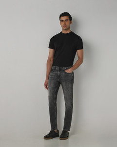 MUFTI Men Slim Mid Rise Grey Jeans