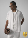 MUFTI Men Solid Casual White Shirt