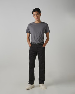 MUFTI Men Straight Fit Mid Rise Black