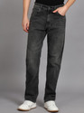 MUFTI Straight Fit Men Black Jeans