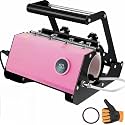 Mug Heat Press 11-30oz, Tumbler Heat Press Machine for Sublimation, DIY Cup Press with Gloves & Tape, for Straight/Skinny Tumblers, Mugs, Glasses - Pink