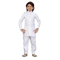 MUHURATAM Boy's Cotton Regular Kurta Pyjama Set