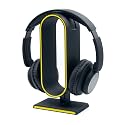 Headset Stand for Gaming and Office Headsets | Black | Universal Headphone Holder with Stable Base | Headphone Stand for Gaming | Office Headsets | (O-Shaped)