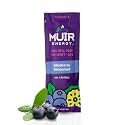 MUIR Blueberry Bergamot Real Food Energy Gel - 10 Count | Organic Vegan Paleo Non-GMO Gluten-Free Fast Burning Endurance Gel | Clean Energy for Runners Cyclists &amp; Athletes | No Artificial Flavors
