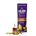 MUIR Cashew Vanilla Mate Real Food Energy Gel - 10 Count | Organic Vegan Paleo Non-GMO Gluten-Free Slow Burning Endurance Gel | Clean Energy for Runners Cyclists &amp; Athletes | No Artificial Flavors
