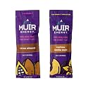 MUIR Slow Burn Variety Gel Pack - 24 Count (12 Cacao Almond Mate, 12 Cashew Vanilla Mate) - Organic Real Food Energy Gel for Running, Cycling &amp; Endurance - Long-Lasting, Easy-to-Digest, Vegan, Non-GMO