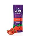 MUIR Strawberry Real Food Energy Gel - 10 Count | Organic Vegan Paleo Non-GMO Gluten-Free Fast Burning Endurance Gel | Clean Energy for Runners Cyclists &amp; Athletes | No Artificial Flavors