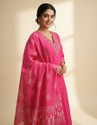 Mukesh Printed Kurta Legging Dupatta Set