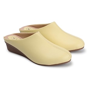 Mules for Women Open Back Wedge Heel