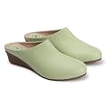 Mules for Women Open Back Wedge Heel
