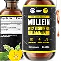 Mullein Drops for Lungs - US-Made Mullein Leaf Extract for Lungs - 2 Fl Oz