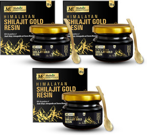 multani essentials himalayan shilajit gold resin  boost strength vigor  vitality -
