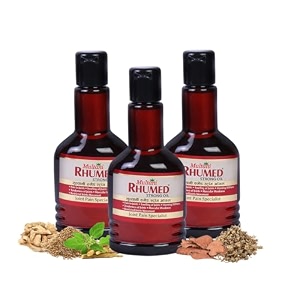 multani rhumed strong oil  joints pain relief  for joint amp muscular pain  improves joint mobility amp reparation  helps in stiffness swelling amp restricted joint movements- 360 ml in pack of 3