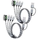 Multi Charging Cable for iWatch Charger, 5FT Travel Essentials 2PC