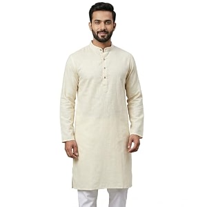 multi colored cotton plain men39s ethnic kurta only