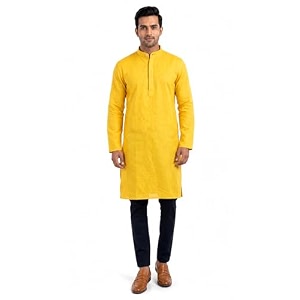 multi colored cotton plain men39s ethnic kurta only