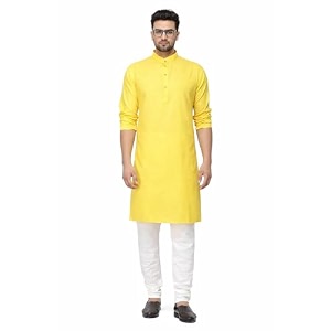 multi colored cotton plain men39s ethnic kurta only
