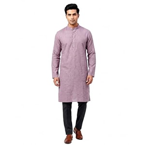 multi colored cotton plain men39s ethnic kurta only