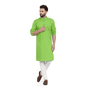 multi colored cotton plain men39s ethnic kurta only