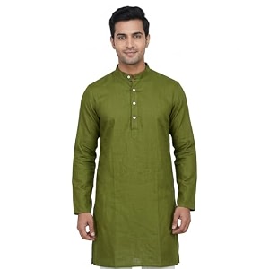 multi colored cotton plain men39s ethnic kurta only