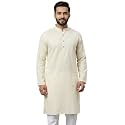 Multi Colored Cotton Plain Men's Ethnic Kurta Only