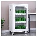Multi-Device Charging Station with Lockable 30-Slot Cabinet for Office &amp; Event Phone Management, Secure Organizer for Tablets, Laptops, &amp; Smartphones