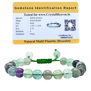 multi fluorite crystal bracelet for women men natural healing