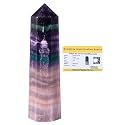 Crystal Heaven Certified Multi Fluorite Crystal Tower