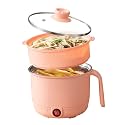 Multi Function Pot 1.5L, Double Layered Body, Ceramic Coated Inner Pot, Variable Temperature Settings, Wide Mouth, Transparent Lid, Cooking, Boiling, Steaming, Egg, Vegetable