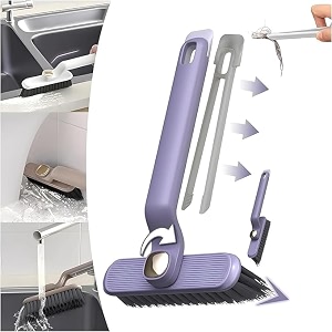 multi-function rotating crevice cleaning brush hard bristle crevice gap brush 360 degree rotating no dead corners hard bristle crevice gap brush tool for bathroom amp kitchen amp tile floors