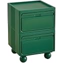 Multi-Functional 2-Tier Stackable Plastic Side Table with 2 Drawers - Versatile Nightstand &amp; Small Coffee Table for Home Storage, Stylish &amp; Practical (Multi-Colored)