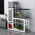 Multi-functional Aquarium Stand, Multi-tier Storage Fish Tank Stand, Easy to Assemble, Durable, Suitable for Hotels, Living Rooms, Balconies, and Offices(Style C,60x30cm/23.6x11.8in)