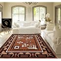 Multi Gold Floral Area Rug 5x7 Feet