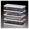 Multi-Layer Acrylic Display Stand for Mechanical Keyboards, Space-Saving Desktop Storage for Home and Office Decor