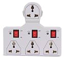 Multi-Plug Extension Board 3 Outlet Sockets with