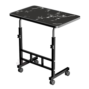 multi-purpose laptop table study table bed table adjustable height portable for office work form home  diy table easy to assemble engineered adj flower