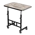 Multi-Purpose Laptop Table, Study Table| Bed Table| Adjustable Height, Portable for Office, Work Form Home | DIY Table, Easy to Assemble, Engineered (ADJ Dark)