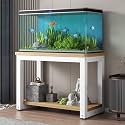 Multi-space Aquarium Stand, 40 Gallon Fish Tank Stand, Durable, Hassle-Free, Versatile, Ideal for Living Rooms, Reception Areas, and Offices(Style C,120x40cm/47.2x15.7in)