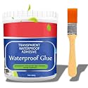 Multi-Surface Waterproof Bonding Glue – Crack Sealing Transparent Adhesive for Roofs, Pipes, Bathroom Repairs, super glue, super glue plastic