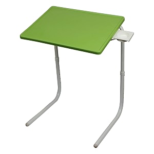 multi - table unbreakable proud make in india plastic multi utilty table multi purpose table with parrot green top and white legs