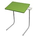 MULTI - TABLE Unbreakable Proud Make in India Plastic Multi utilty Table Multi Purpose Table with Parrot Green Top and White Legs