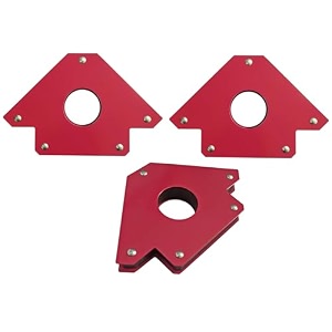 hetkrishi multiangle magnetic welding holder clamps arrow type square with 33kg strong magnet pull for accurate alignment in fabrication works 5 inch 3pc