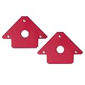 Hetkrishi Multiangle magnetic welding holder clamps arrow type square with 33kg strong magnet pull for accurate alignment in fabrication works (5 inch 2pc)