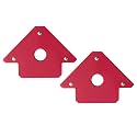 Hetkrishi Multiangle magnetic welding holder clamps arrow type square with 12kg strong magnet pull for accurate alignment in fabrication works (3 inch 2pcs)
