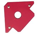 Hetkrishi Multiangle magnetic welding holder clamps arrow type square with 33kg strong magnet pull for accurate alignment in fabrication works (5 inch 1pc)