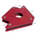 Hetkrishi Multiangle magnetic welding holder clamps arrow type square with 12kg strong magnet pull for accurate alignment in fabrication works (3 inch 3pcs)