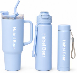 Multica 3 Pcs Lime Green Water Bottle