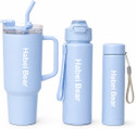 Multica 3 Pcs Lime Green Water Bottle