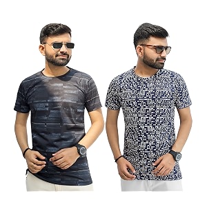 Multicolor Casual T-Shirt for Men Pack of